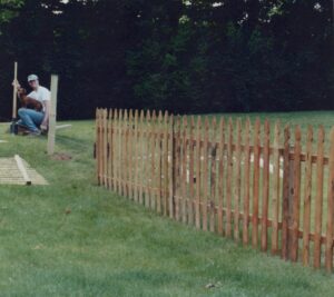 DIY building a fence