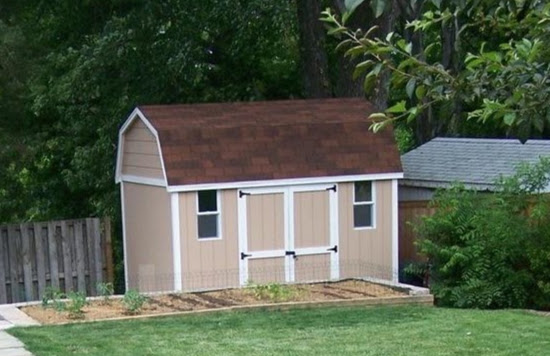 Completed DIY shed