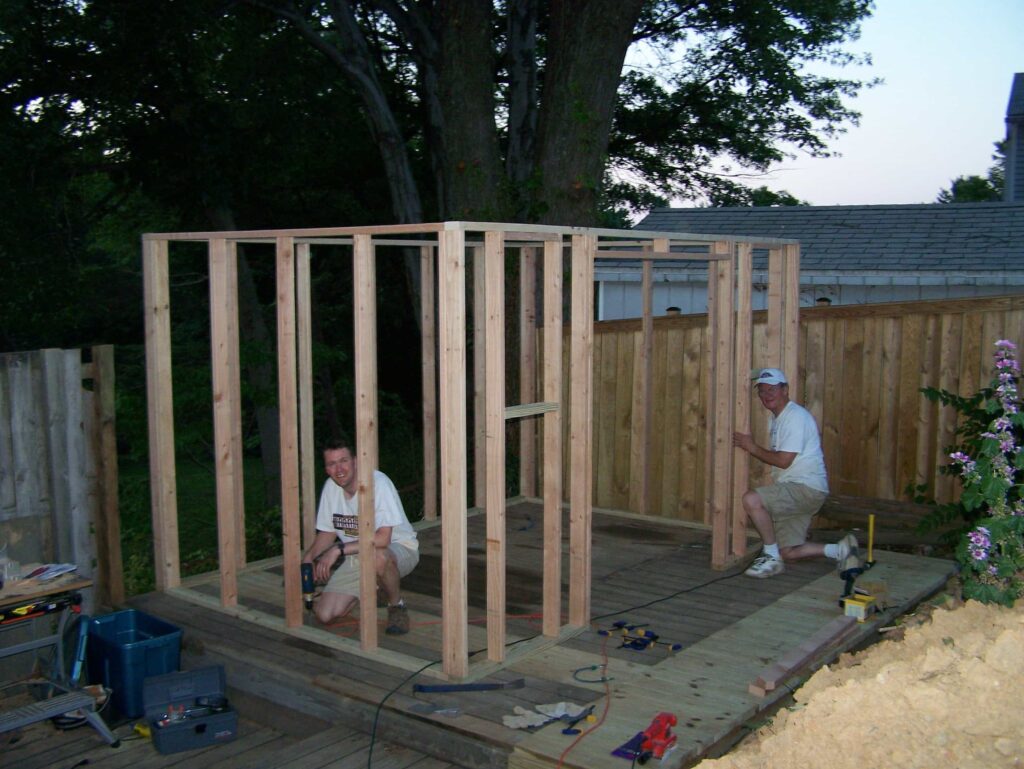 Building a shed DIY